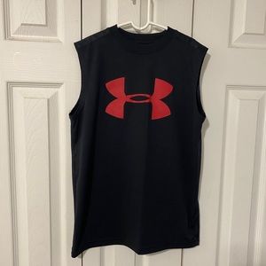 Youth Large Underarmour Sleeveless Tank Top